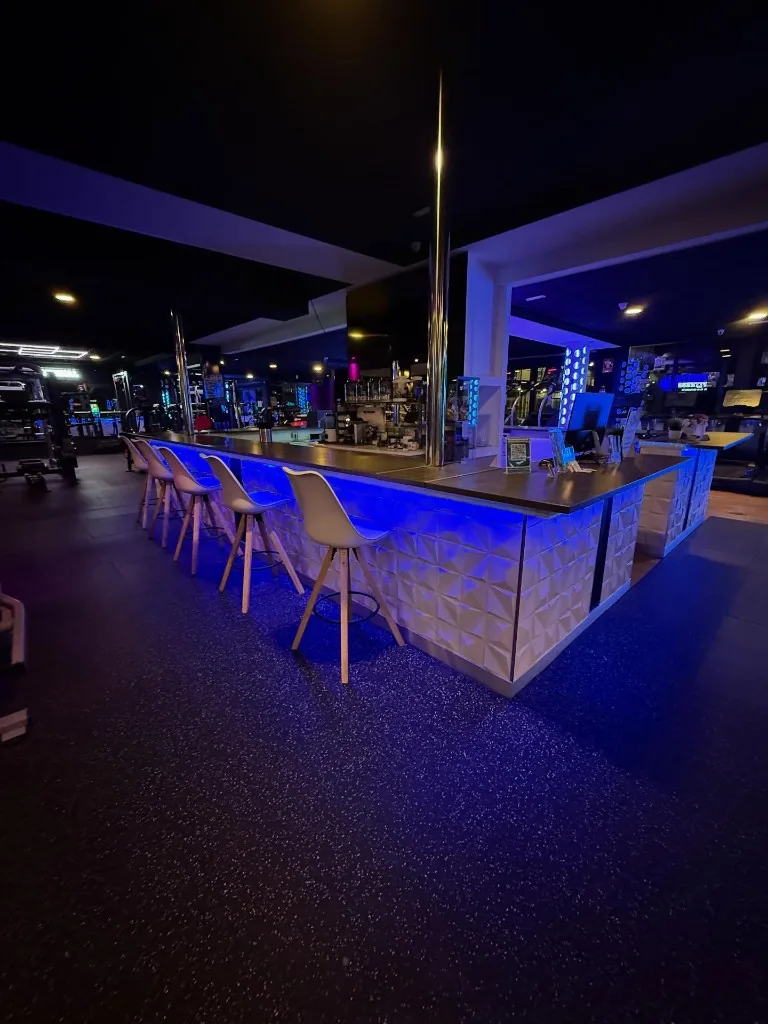 Bar de proteínas en Minimal Fitness Club
